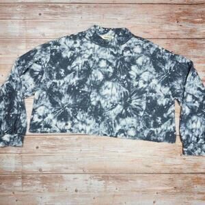 Ginger G Tie-Dye Cropped Sweatshirt